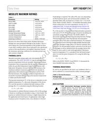 ADP1740ACPZ-0.75R7 Datasheet Page 5