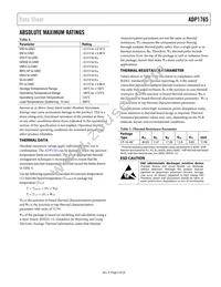 ADP1765ACPZ1.25-R7 Datasheet Page 5