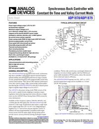 ADP1879ACPZ-1.0-R7 Datasheet Cover