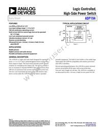 ADP194ACBZ-R7 Datasheet Cover