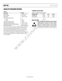 ADP196ACPZN-01-R7 Datasheet Page 4