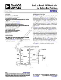 ADP1972ARUZ-RL Datasheet Cover