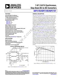 ADP2106ACPZ-1.2-R7 Datasheet Cover