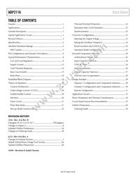 ADP2116ACPZ-R7 Datasheet Page 2