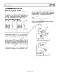 ADP2116ACPZ-R7 Datasheet Page 23