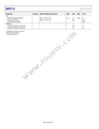 ADP2118ACPZ-2.5-R7 Datasheet Page 4