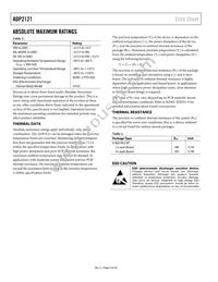 ADP2121ACBZ-1.85R7 Datasheet Page 4