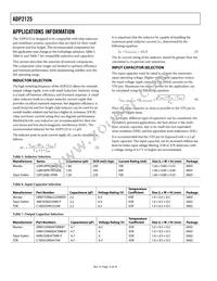 ADP2125ACDZ-1.26R7 Datasheet Page 12