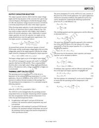 ADP2125ACDZ-1.26R7 Datasheet Page 13