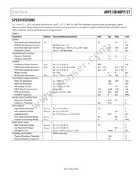 ADP2127ACNZ-1.20R7 Datasheet Page 3
