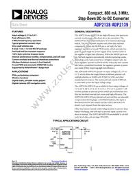 ADP2139ACBZ-3.3-R7 Datasheet Cover
