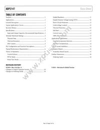 ADP2147ACBZ-150-R7 Datasheet Page 2