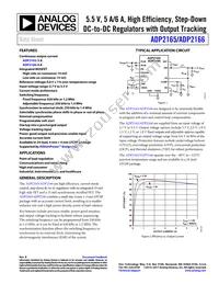 ADP2166ACPZ-2.5-R7 Datasheet Cover