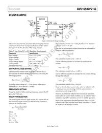 ADP2166ACPZ-2.5-R7 Datasheet Page 17