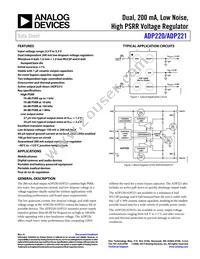 ADP220ACBZ-3033R7 Datasheet Cover