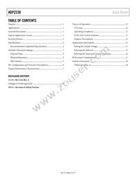 ADP2230ACPZ-1218R7 Datasheet Page 2