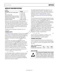 ADP2230ACPZ-1218R7 Datasheet Page 5