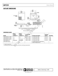 ADP2230ACPZ-1218R7 Datasheet Page 18