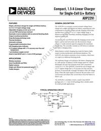 ADP2291ARMZ-R7 Datasheet Cover