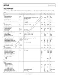 ADP2443ACPZN-R7 Datasheet Page 4
