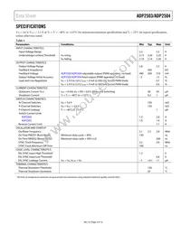 ADP2503ACPZ-2.8-R7 Datasheet Page 3