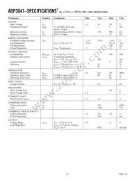 ADP3041ARUZ-REEL Datasheet Page 2