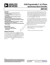 ADP3189JCPZ-R7 Datasheet Cover