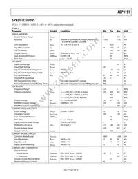 ADP3191AJRUZ-RL Datasheet Page 3