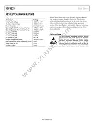 ADP3335ARMZ-2.85RL Datasheet Page 4