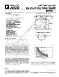 ADP3367ARZ-REEL7 Datasheet Cover