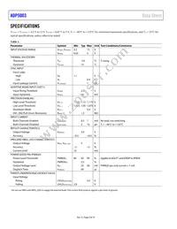 ADP5003ACPZ-R7 Datasheet Page 4