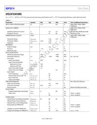 ADP5014ACPZ-R7 Datasheet Page 4