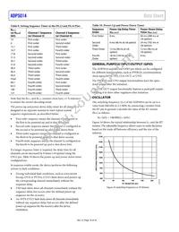 ADP5014ACPZ-R7 Datasheet Page 18