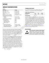 ADP5020ACPZ-R7 Datasheet Page 8