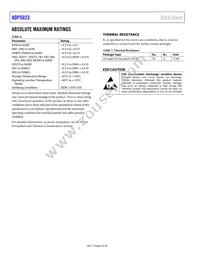 ADP5023ACPZ-R2 Datasheet Page 6