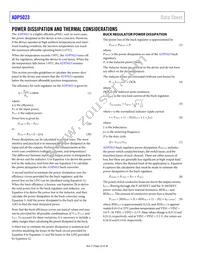 ADP5023ACPZ-R2 Datasheet Page 22