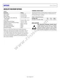 ADP5040ACPZ-1-R7 Datasheet Page 6