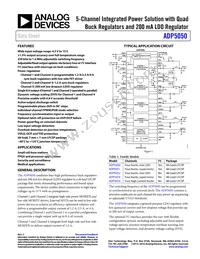 ADP5050ACPZ-R7 Datasheet Cover