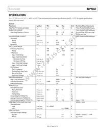 ADP5051ACPZ-R7 Datasheet Page 5