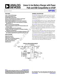 ADP5062ACPZ-2-R7 Datasheet Cover