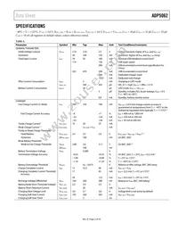 ADP5062ACPZ-2-R7 Datasheet Page 3