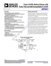 ADP5063ACPZ-1-R7 Datasheet Cover