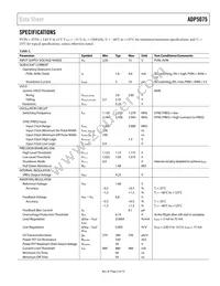 ADP5075ACBZ-R7 Datasheet Page 3