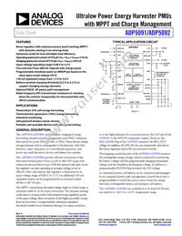 ADP5092ACPZ-1-R7 Datasheet Cover