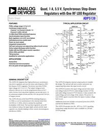 ADP5138WACPZ-1-R7 Datasheet Cover