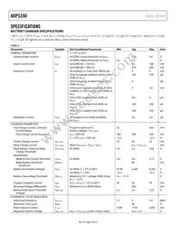 ADP5350ACPZ-1-R7 Datasheet Page 4