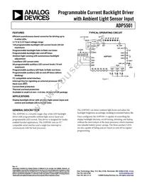 ADP5501ACPZ-RL Datasheet Cover