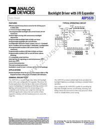 ADP5520ACPZ-R7 Datasheet Cover