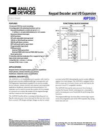 ADP5585ACPZ-03-R7 Datasheet Cover
