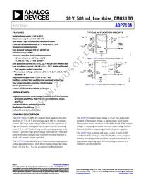 ADP7104ARDZ-1.5-R7 Datasheet Cover